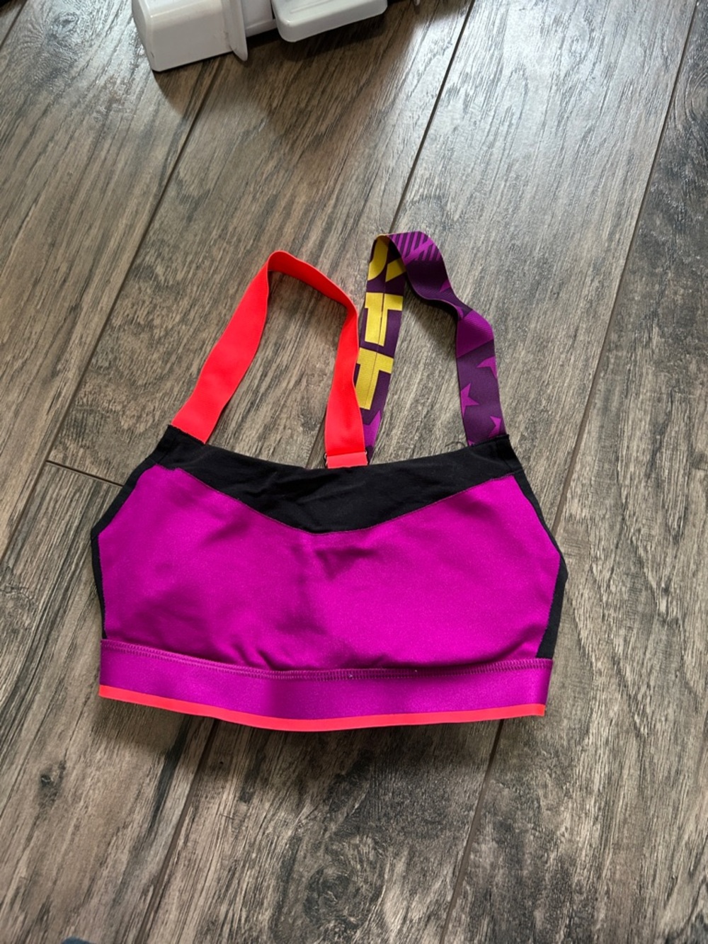 Reebok Purple & Red Sports Bra